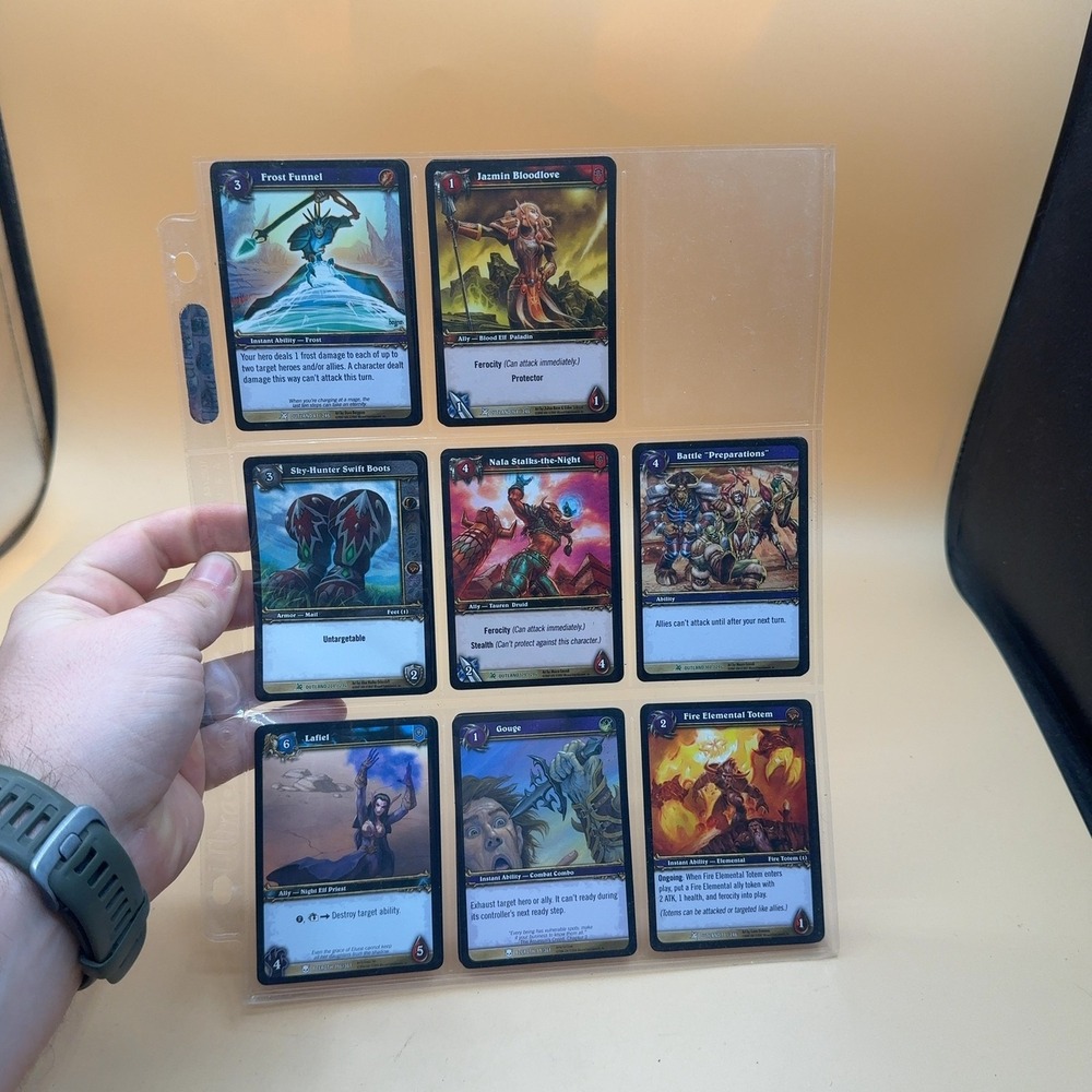 World of Warcraft TCG 18 Card Lot Outland Azeroth Mixed Commons
